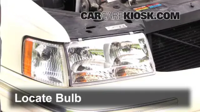 1997 Cadillac DeVille 4.6L V8 Sedan Lights Headlight (replace bulb)